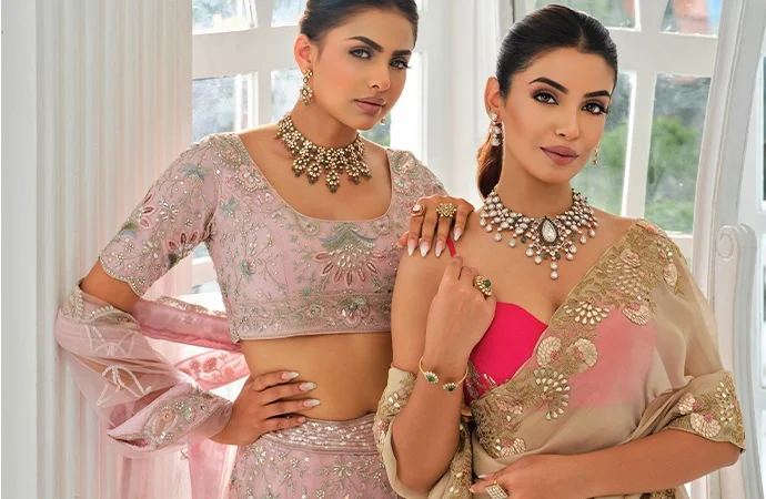 Bridal Lehengas and Polki Sets