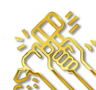 Quality Craftsmanship Golden Icon